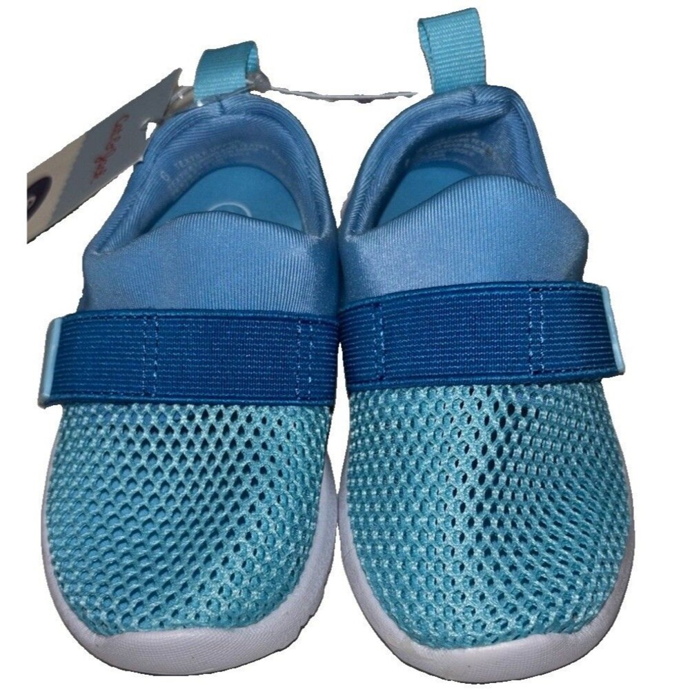 Cat & Jack Toddler Austen Water Sneakers Blue 6T NEW Hook And Loop Closure